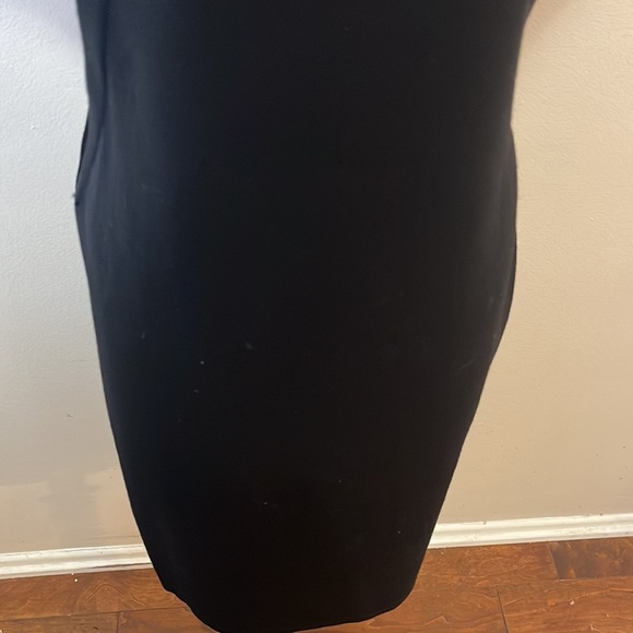 Carla C. Black Stretch Wool Sheath Dress from Italy - Picture 5 of 13